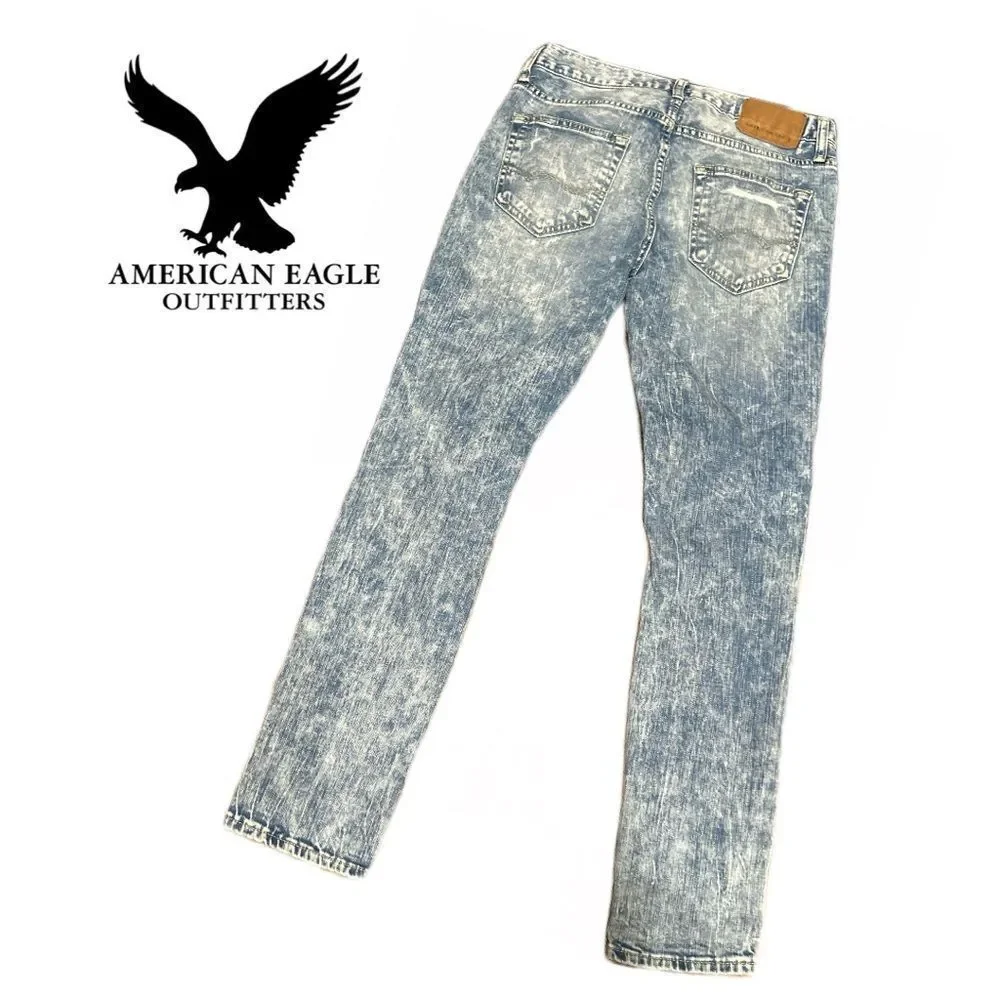 American Eagle Outfitters Men’s Distressed Flex Skinny Jeans -‎ Size 30x30
